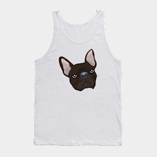 Brown French Bulldog Tank Top